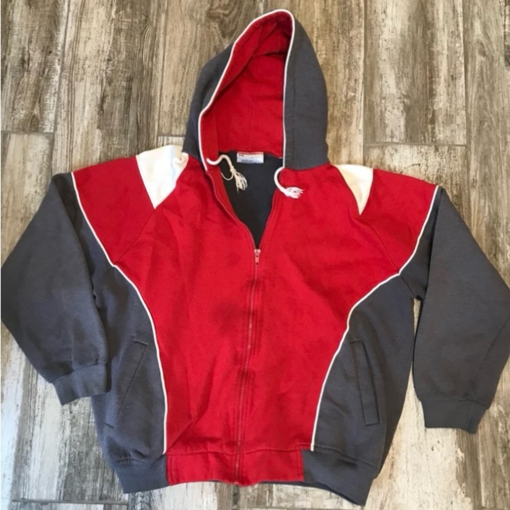 Vintage Foot Locker zip-up hoodie - LARGE - 80’s